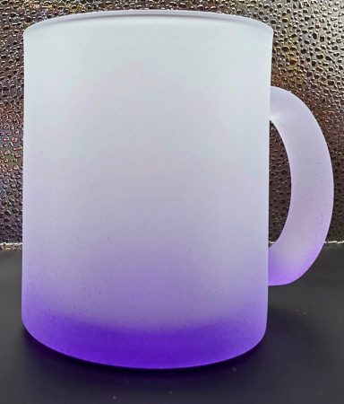 Glastasse matt mit Farbverlauf 300ml