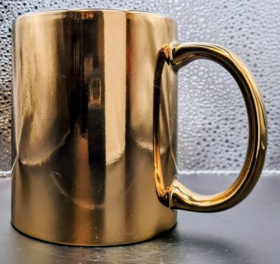 Chrom Tasse 330ml Gold