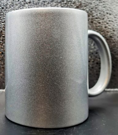 Metallic Tasse 330ml Silber